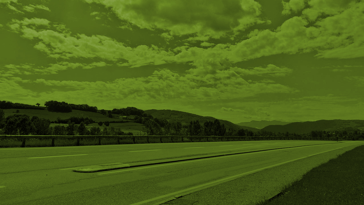 Route en travaux